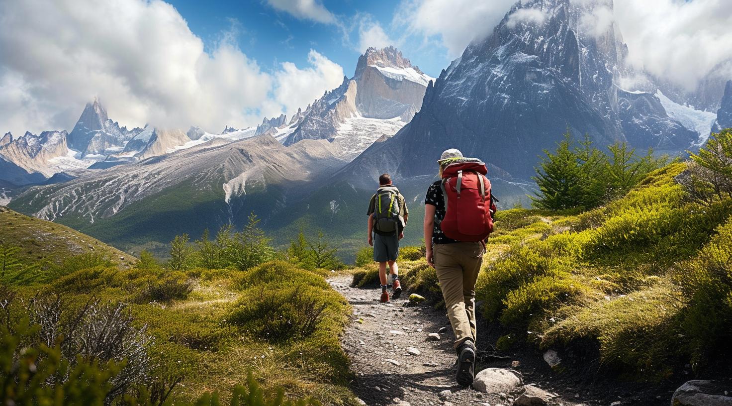 Wandern in den Bergen